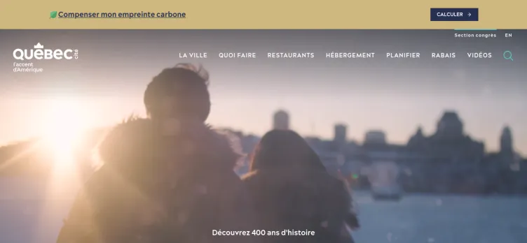 Screenshot Quebec-Cite.com