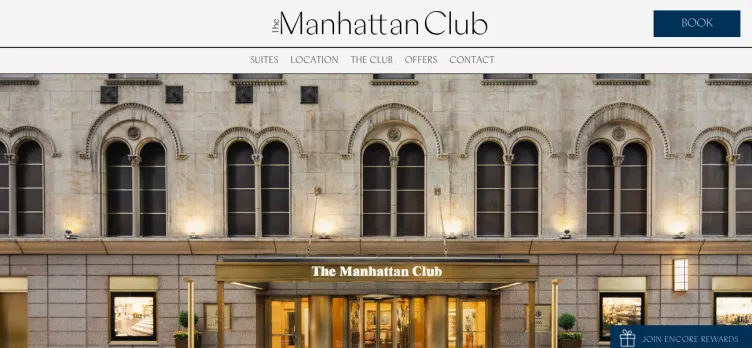 Screenshot ManhattanClub.com