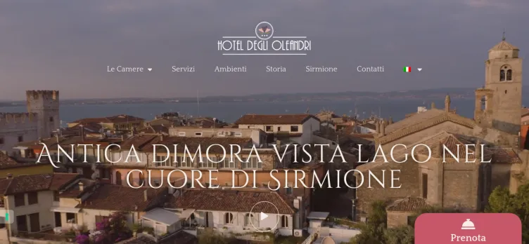 Screenshot Hotel degli Oleandri