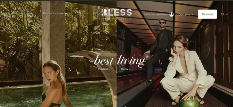 Screenshot Bless Collection Hotels