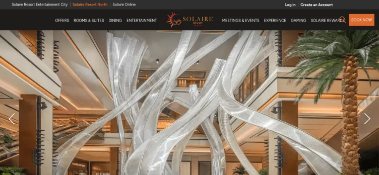 Screenshot Solaireresort.com