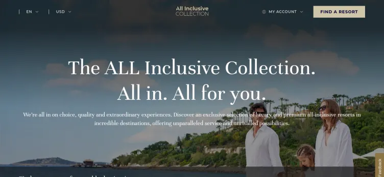 Screenshot Allinclusive-Collection.com