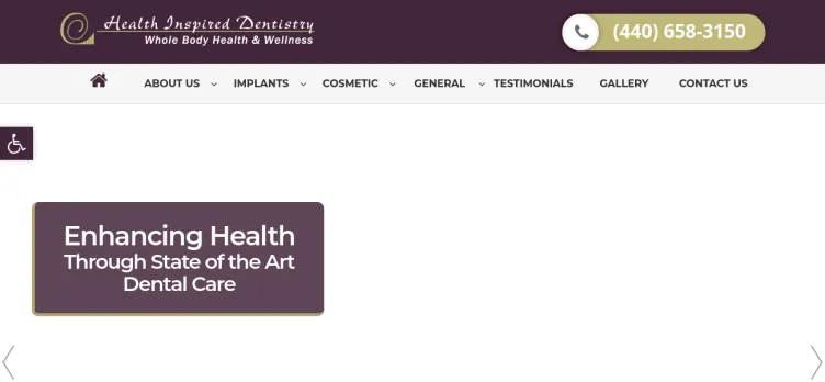 Screenshot Highland-Heights-Dentist.com