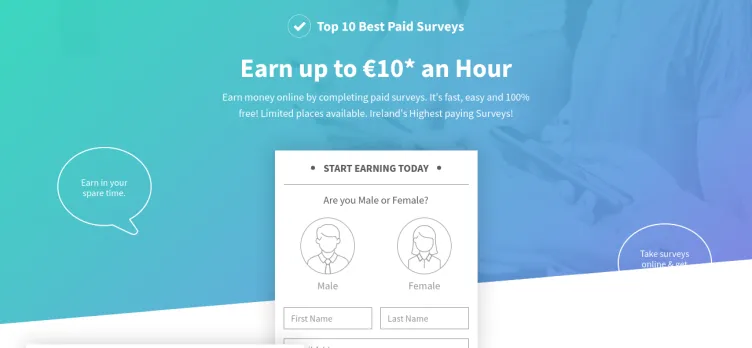 Screenshot Top 10 Best Paid Surveys