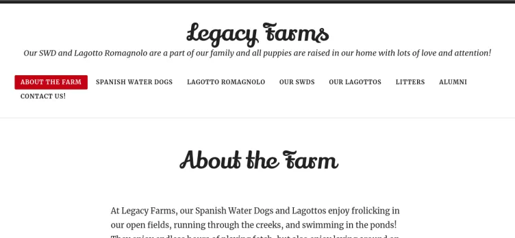 Screenshot Legacy Farms