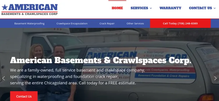 Screenshot AmericanCrawlspaces.com