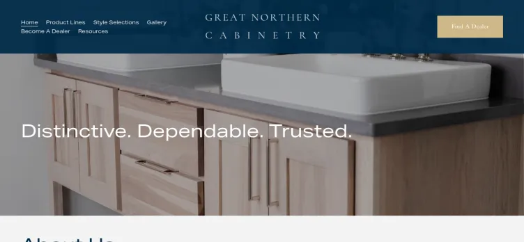 Screenshot Great Northern Cabinetry