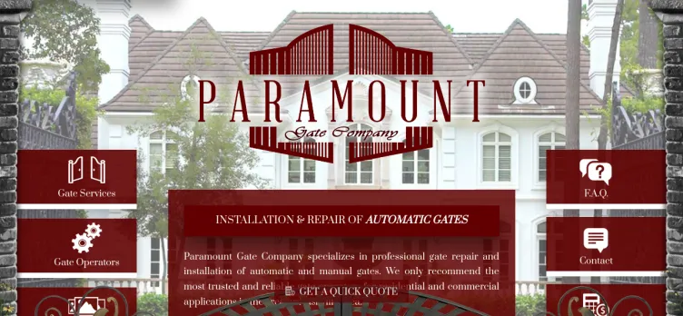 Screenshot Paramount Gate Company