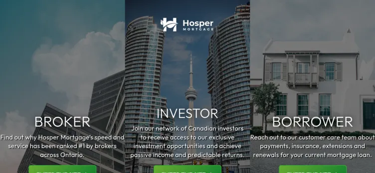 Screenshot Hosper Mortgage