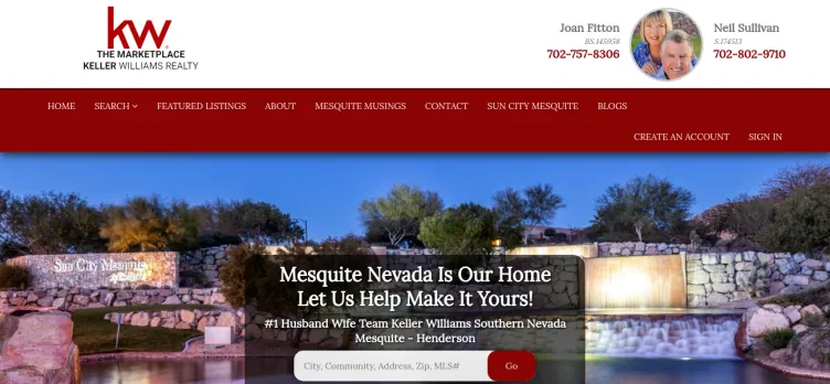 Screenshot mesquitenv-homes