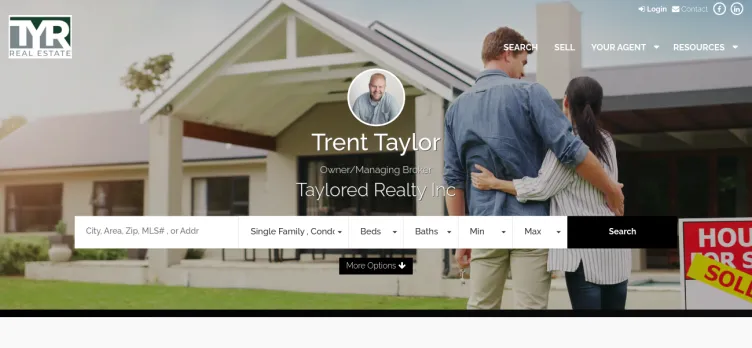 Screenshot Taylored Realty