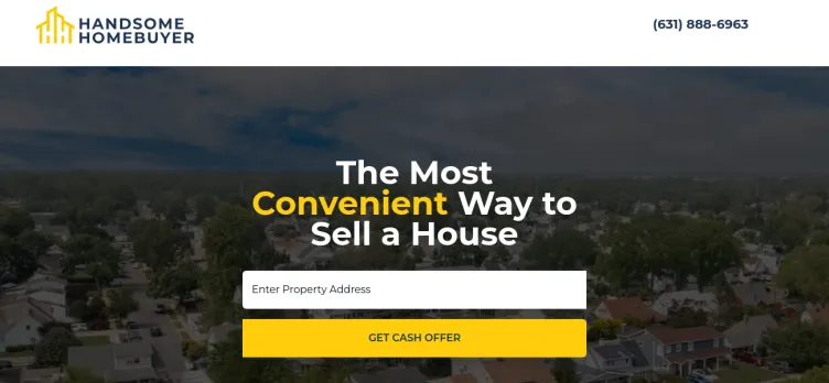 Screenshot HandsomeHomeBuyer.com