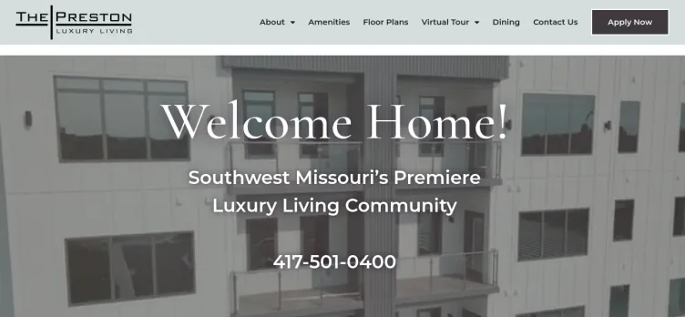 Screenshot The Preston Luxury Living