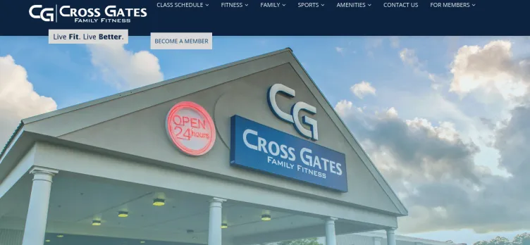 Screenshot CrossGatesClub.com