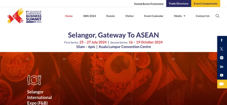 Screenshot SelangorSummit.com