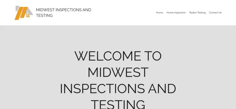 Screenshot Midwest Inspections and Testing