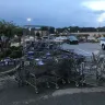 Kroger - parking lot - carts