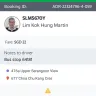 Grab - driver 'lim kock hung, martin' of grab car 'slm5670y'