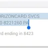 Horizon Gold / Horizon Card Services - unauthorized charge