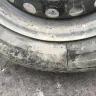 Hankook Tire - new cars tyre is busted