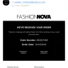 Fashion Nova - refund