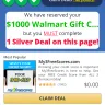 Reward Zone USA - $1000 walmart gift card