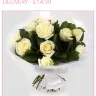 Lovely Flora World - 24 white roses bouquet