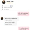 Apple - the person received my from facebook pay, I have paid 230$ after, receive her she block my facebook also letgo chat