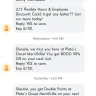 Plato's Closet - text message sale terms