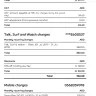 DU - du mobile bill - after contract expire