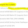 Black Arrow Express - consignee not available - black arrow express