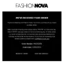 Fashion Nova - refund department