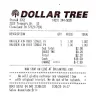 Dollar Tree - short changed.