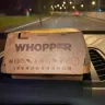 Hungry Jack's Australia - whopper with cheese heavy mayo