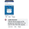 Takealot - An fraud add on takealot facebook page airpods r36