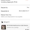 Shopee - I ordered big multifunction cloth wardrobe but I cancelled it because the seller did not respond to my inquiries.