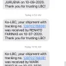 LBC Express - Annoying sms notifications