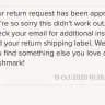 Poshmark - I haven’t received my refund