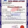 Pepsi - Prize