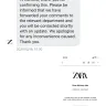 Zara.com - Online order not delivered