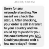 Soufeel Jewellery - Never received order and they refuse to refund