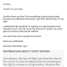 LastMinute.com - Refund ticket