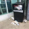 CVS - parking lot trash