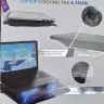 Jill's Steals and Deals - Gamer pros chill pad & stand - black × 1