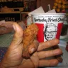 KFC - I am complaining about the size of the chicken drumsticks. and the service.