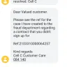 Cell C - Fraudulant account opend on my name and no authirisation to debit my account. Fraud nr [protected]