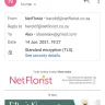 NetFlorist - Email spam