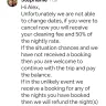 Airbnb - Refund due to destination lockdown