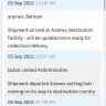 Aramex International - Late delivery over 23 days