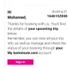 LastMinute.com - My flight ticket